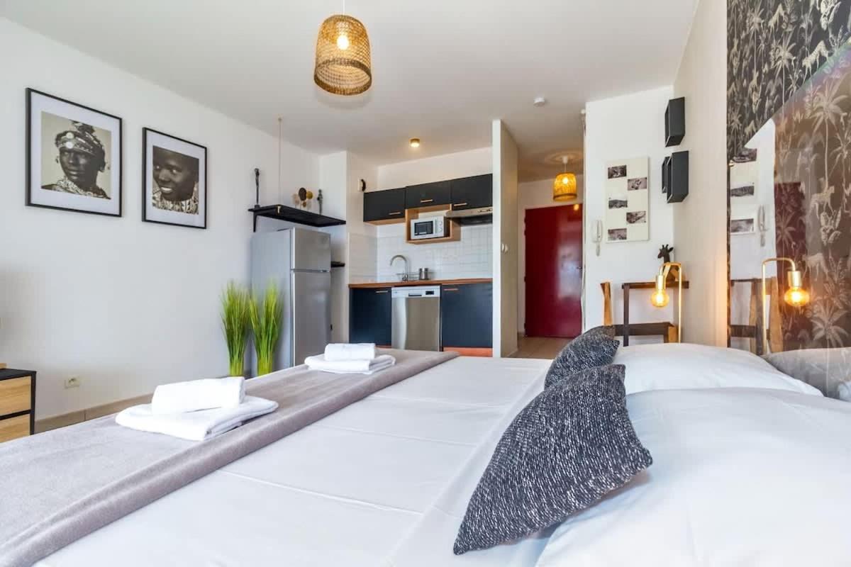 Out Of Africa - Beau Studio Avec Magnifique Vue Mer A Cap Homard - Saint-Gilles מראה חיצוני תמונה
